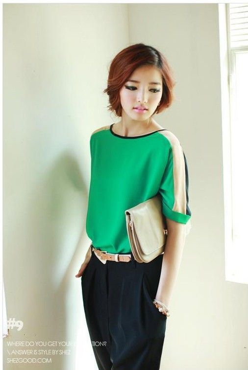 Wholesale-blusas femininas 2015 women blouse short-sleeve shirt women Blouses tops blusa plus size women work wear clothing S M L XL XXL