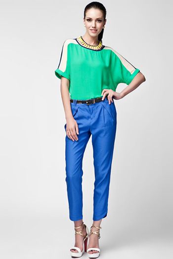 Wholesale-blusas femininas 2015 women blouse short-sleeve shirt women Blouses tops blusa plus size women work wear clothing S M L XL XXL