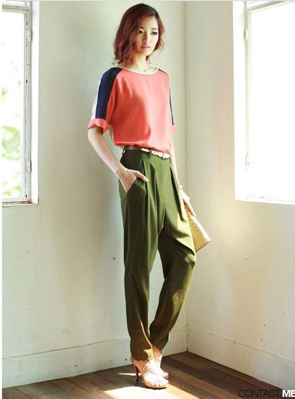 Wholesale-blusas femininas 2015 women blouse short-sleeve shirt women Blouses tops blusa plus size women work wear clothing S M L XL XXL