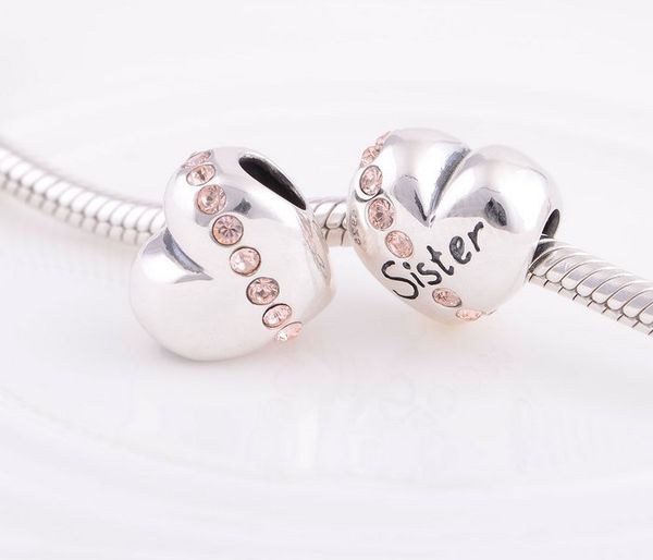 charm pandora cuore di sorella charm pandora cuore di sorella
