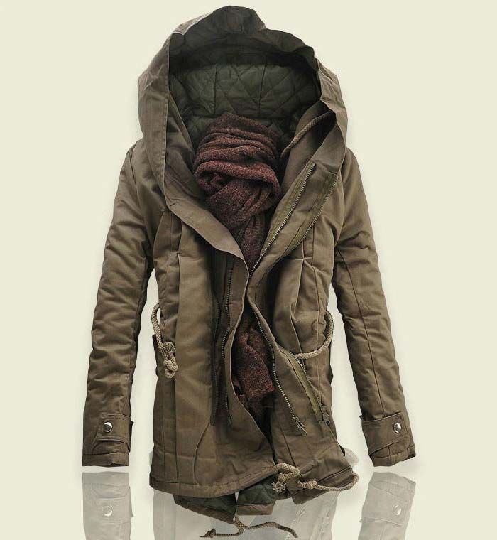 Wholesale- the winter jackets warm Thicken  coats & jackets fashion thick cotton padded mens long winter parkas hood