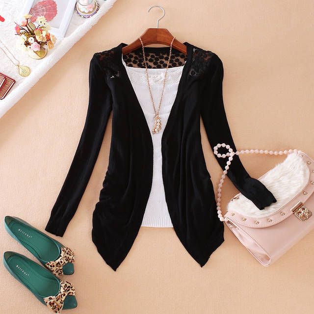 Wholesale-2015 Hot sale fashion clothes women blouses cardigan long sleeve shirt MC273
