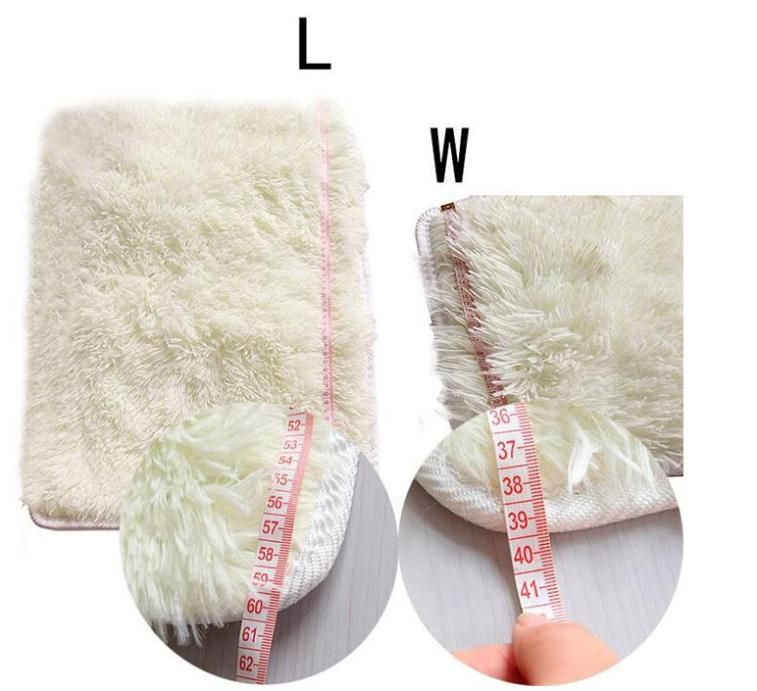 Wholesale-New Fashion Living Dining Car Flokati Shaggy Rug Anti-skid Carpet Seatmat/ Soft Carpet For Bedroom 50*80cm