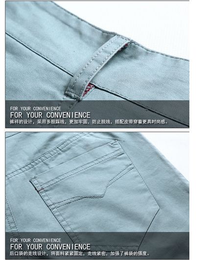Wholesale-Free Shipping! Fashion Casual Mens Pants New Design Business Trousers High Quality Cotton Pants 9 Colors Size 28 - 44