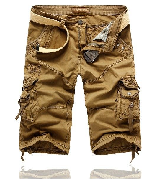 Wholesale-Free shipping 5 colors Men's camouflage cargo shorts Gym Jogging fashion baggy sweatpants summeer