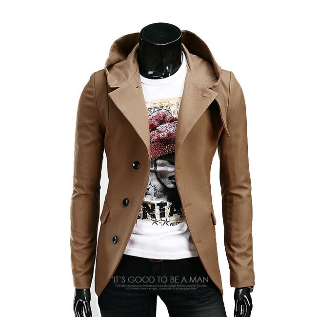 Wholesale-New arrivals fashion slim fit casual men blazer men hooded suits free shipping 4 colors 4 sizes BX02