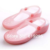 Summer Women Jelly Shoes 8CM Wedge Beach Sandals Candy Color