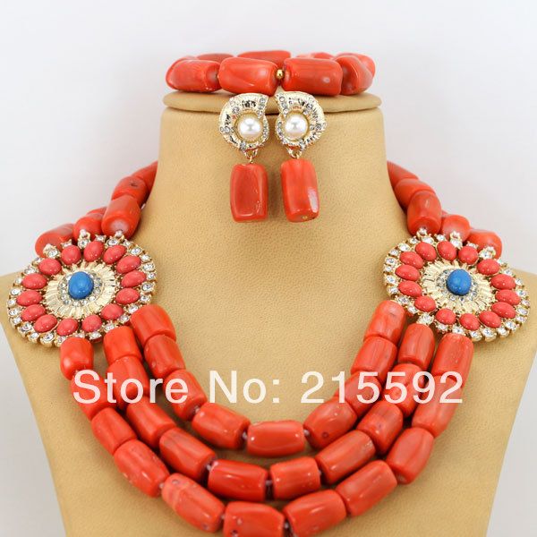 Wholesale-New Fashion Nigerian Wedding African Beads Jewelry Set Coral Beads Jewelry Set Bridal Jewelry Hot Sale Free Shipping CJ100, Pink&gold
Wholesale-New Fashion Nigerian Wedding African Beads Jewelry Set Coral Beads Jewelry Set Bridal Jewelry Hot Sale Free Shipping CJ100, Pink&gold