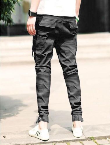 Wholesale-Details about Mens Harem Pants Trousers Tapered Drop Crotch Cuffed Jogger Casual 4 Size