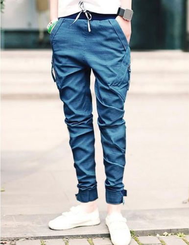 Wholesale-Details about Mens Harem Pants Trousers Tapered Drop Crotch Cuffed Jogger Casual 4 Size