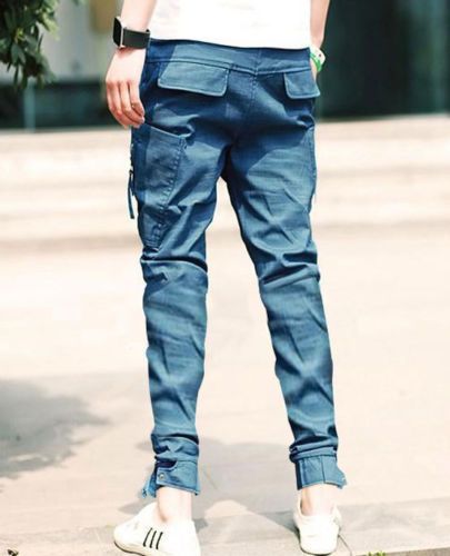 Wholesale-Details about Mens Harem Pants Trousers Tapered Drop Crotch Cuffed Jogger Casual 4 Size