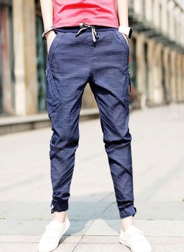 Wholesale-Details about Mens Harem Pants Trousers Tapered Drop Crotch Cuffed Jogger Casual 4 Size