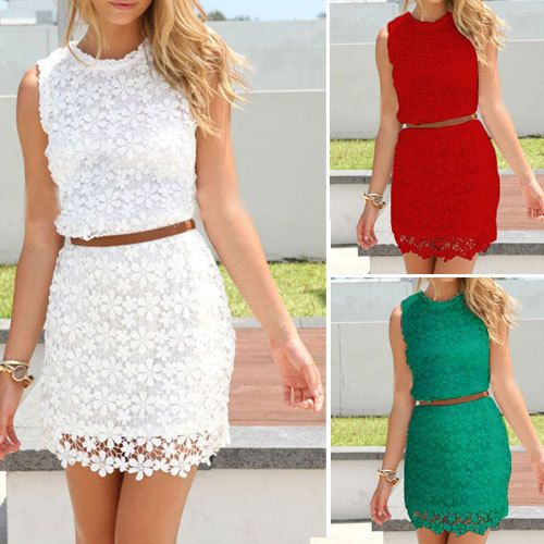 Wholesale-Women Summer Dress 2015 Vestido De Renda White Lace Sleeveless Tank Casual Mini Dresses Vestidos Roupas Femininas XXL WQW689
Wholesale-Women Summer Dress 2015 Vestido De Renda White Lace Sleeveless Tank Casual Mini Dresses Vestidos Roupas Femininas XXL WQW689