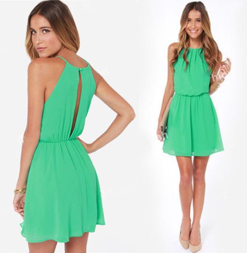 Wholesale-2015 free shiping New Womens Summer Sexy Casual Party Evening Short Mini Dress -, Green
Wholesale-2015 free shiping New Womens Summer Sexy Casual Party Evening Short Mini Dress -, Green