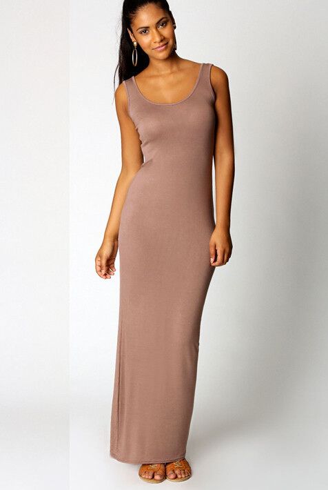 Wholesale-EAST KNITTING SJ1129 Women Summer Dress 2015 Tank Top Ankle Length Long Maxi Dress Ladies Celebrity Party Casual Dress Vestidos