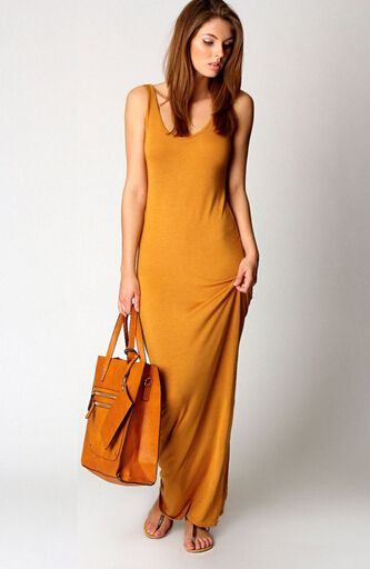 Wholesale-EAST KNITTING SJ1129 Women Summer Dress 2015 Tank Top Ankle Length Long Maxi Dress Ladies Celebrity Party Casual Dress Vestidos