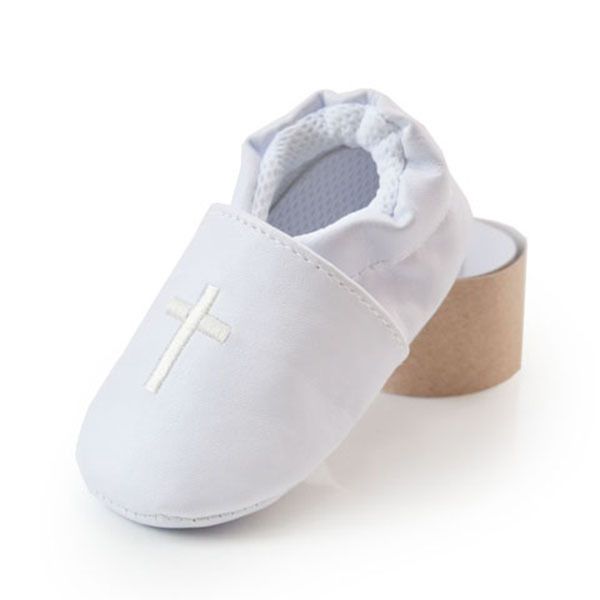 First Walkers Wholesale- Baby Boy Girl Cross Baptism Christening Shoes Church Soft Sole Leather Shoes