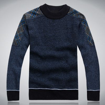 Wholesale-Free Shipping Autumn And Winter Fashion Mens Sweaters Thickening Men Knitted Sweater Pullover Plus Size M-XXXL