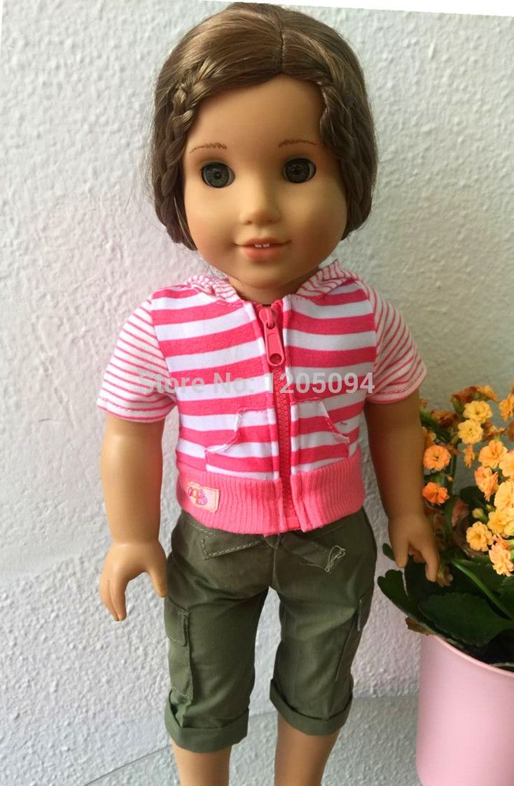 Wholesale Doll Clothes Doll Accessories, Hoodie Set For 18inch American
