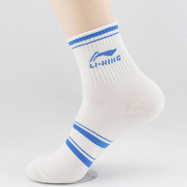 21 Colors! Lining Men's Athletic Socks Male Adult Cotton Socks Breathable Meias Masculinasbasketball sock Li-ning Badminton/Basketball Socks