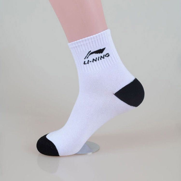 21 Colors! Lining Men's Athletic Socks Male Adult Cotton Socks Breathable Meias Masculinasbasketball sock Li-ning Badminton/Basketball Socks