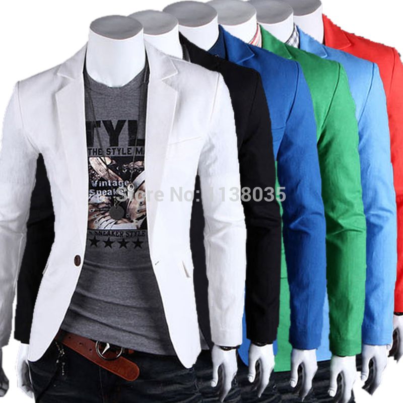 Wholesale- Mens Blue Blazer Terno Masculino Men Suits Men Business Casual Male Jacket Ternos Blazers Slim Fit Coat Wrap Outer Clothing