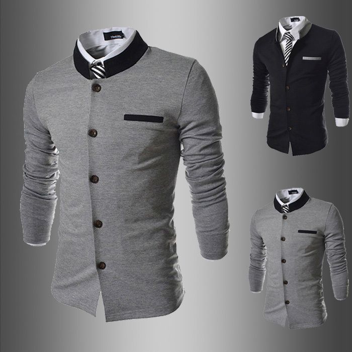 Fall-Fashion boutique men's clothing ! Free Shipping NWT Varsity Letterman College Baseball COTTON JACKET Men's Clothing Coats