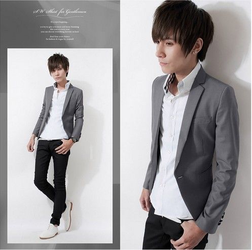 Wholesale-Fashion Spring New slim fit design Men's Blazers men suit whiter/red/black blazer masculino M/L/XL/XXL/3XL Good quality