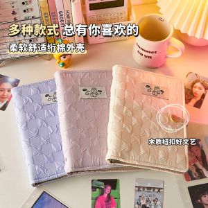 Álbumes A5 KPOP Binder Photocard Holder Ins Imagen Libro de álbum con 20 páginas internas de 3/4 pulgadas Card de fotos de Instax Estacionamiento Estudiante Estudiante