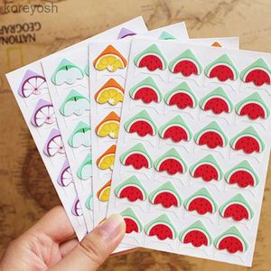 Albums Books 24 Pcs/Lot DIY Fruit Cartoon Corner Cute Paper Stickers For Photo Albums Excellent Handwork Frame Decoration Scrapbooking SetL231012