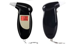 Haute précision réponse rapide LCD testeur d'alcool numérique porte-clés alcootest analyse d'haleine porte-clés numérique Portable