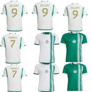 Algerie Top Quality Sales Hot Soccer Jersey Mahrez Fans à la maison Away Bounedjah Feghouli Bennacer Atal 24/25 Algeria Maillot de Foot Algeria Men Kit Football Shirt