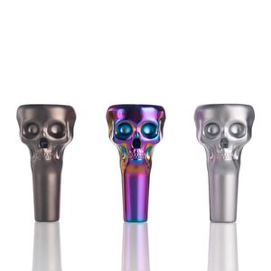 Alien magnétique amovible en métal bol tabagique Double face du crâne de conception en aluminium bolz en alliage 14 mm 18 mm accessoires de tabac de nettoyage pour les mauvaises herbes en verre Bong PT5211