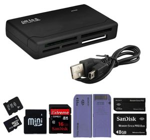 Lecteurs de cartes tout-en-un universel M2 XD CF lecteur de carte Micro SD USB2.0 mémoire haute vitesse