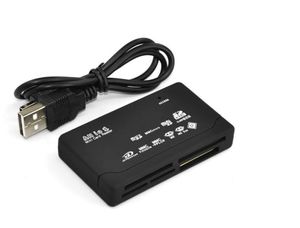 Lecteur de carte mémoire tout-en-un cartes multiples en 1 USB rapide externe SD Mini Micro MMC XD CF MS carte mémoire Flash