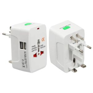 Todos en un adaptador de enchufe internacional universal World Travel AC Power Carger Adaptador con AU US UK EU Converter Plug 11 LL