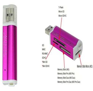 Lecteur de carte SD USB 20 tout-en-un, lecteur de carte mémoire multiple pour Micro SDTF M2 MMC SDHC MS 4149185