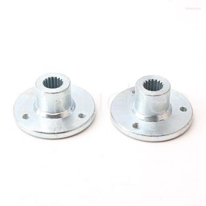 Roues tout terrain 2 pièces 17T M8 3 goujons moyeu de roue arrière 50mm pour essieu bricolage chine 110cc 168 200F Go Kart Buggy Karting ATV UTV Quad pièces de vélo