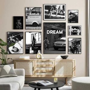 AllPapers Scandinavian Fashion Wall Art Sexy Femmes Paris Paris Luxury Hd Toivas Affiches Impressions Home Bedroom Living Room Decoration Cadeaux J240505