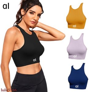 ALOLULU Gym Vêtements Femmes Sous-vêtements Yoga Bra Tops Tops Light Support Sports Bra Fitness Lingerie Brasseur Brassere U Back Sexy Vest avec tasses amovibles