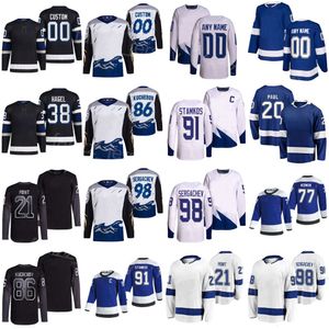 Hockey alternatif 2024 91 Steven Stamkos Maillots Femmes Enfants Homme 38 Brandon Hagel 98 Mikhail Sergachev 77 Victor Hedman 20 Nicholas Paul Nikita Kucherov Brayden Point