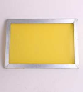 Cadre d'impression d'écran en aluminium 43x31cm étiré avec un maillage jaune en polyester imprimé en soie blanc 120t pour carte de circuit imprimé 512 V5314513
