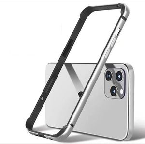 Étui en alliage d'aluminium pour iPhone 13 12 mini Pro Max, combinaison de cadre de pare-chocs en métal 2 en 1, étuis antichoc