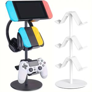 Support de poignée de contrôle de jeu en alliage d'aluminium, support de casque Bluetooth, poignée de contrôle de manette de jeu, support universel pour accessoires de jeu Switch Pro Xbox 360 PS4 PS5