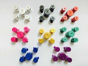 Alliage d'aluminium Metal Bullet Button 9mm Luger ABXY et Speer Guide Buttons set pour contrôleur xbox 360 DHL FEDEX EMS FREE SHIP