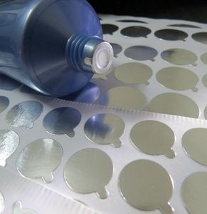 Aluminium Foil d'étagère d'étanchéité avec poignée pour tuyau de dentifrice cosmétique bouteille chimique de tube de bouche