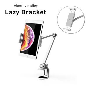 Soporte para teléfono móvil portátil ajustable de aleación de aluminio Soporte para teléfono perezoso Soporte móvil plegable universal Teléfono Tablet Escritorio para soporte para iPad