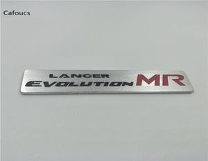 Style de voiture en métal en aluminium pour Mitsubishi Lancer Evolution X MR emblème Badge Logo autocollant autocollant 1158655