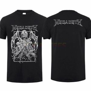 Hommes incroyables Rising Megadeths Rock Band Graphic Print T-shirt double face Fi surdimensionné Cott taille UE T-shirt V6iC #