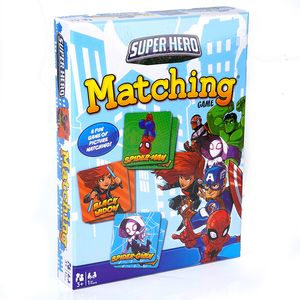 Amazon Hotsale Super Hero Matching Card Game Pitcure Family Party Gathering Game pour enfants adolescents adultes de haute qualité pas cher en gros jeux de société distributeur